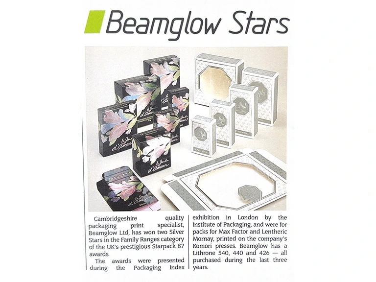 Beamglow Wins Two Starpax Awards