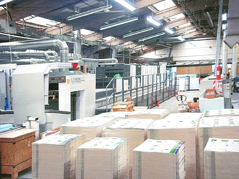 Komori 7 col, 7 cols and 2 coaters