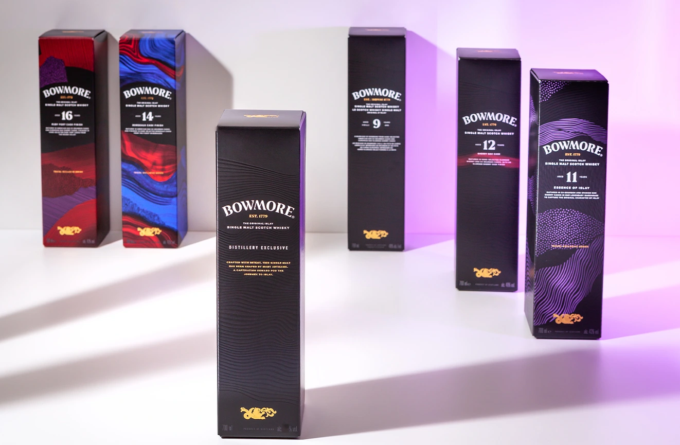 case-study-bowmore-01 Case Study - Bowmore Packaging, Beamglow