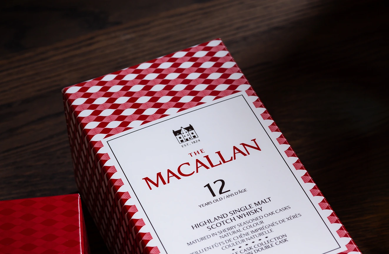 The Macallan packaging by Beamglow Colour photo showcasing 'The Macallan' Cartons produced by Beamglow.